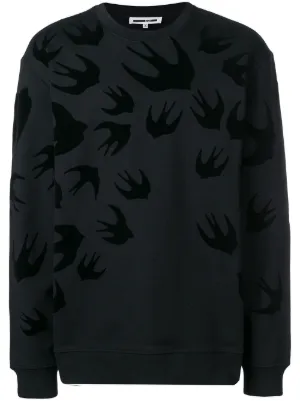 Alexander mcqueen men's swallow sweatshirt hot sale