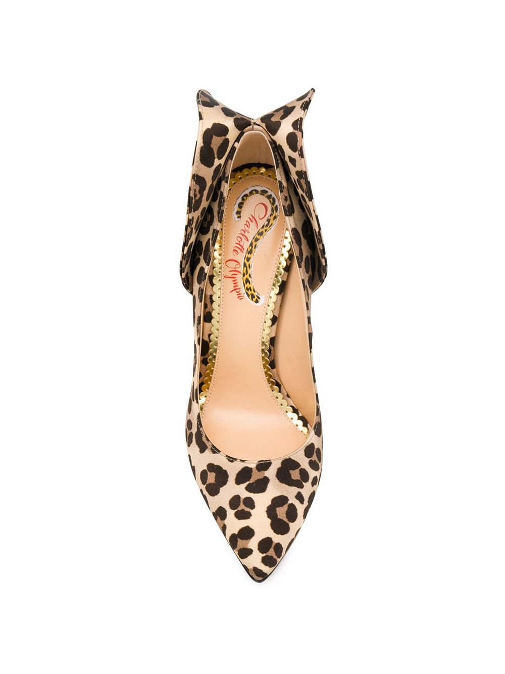 фото Charlotte olympia туфли-лодочки blake с леопардовым принтом