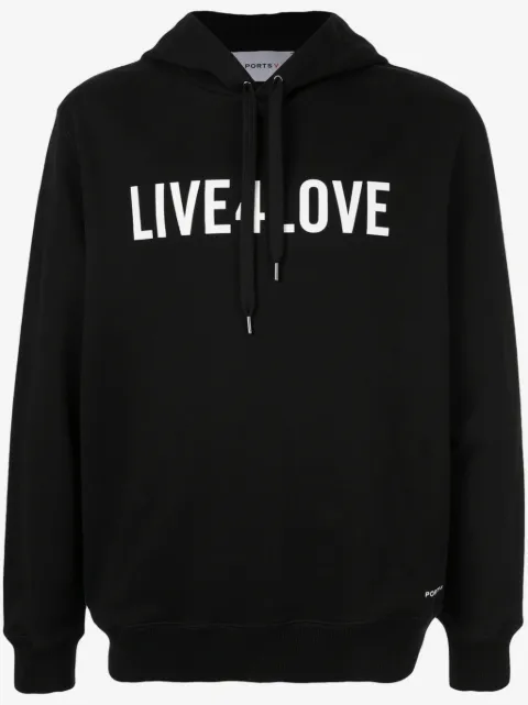 Ports V slogan hoodie