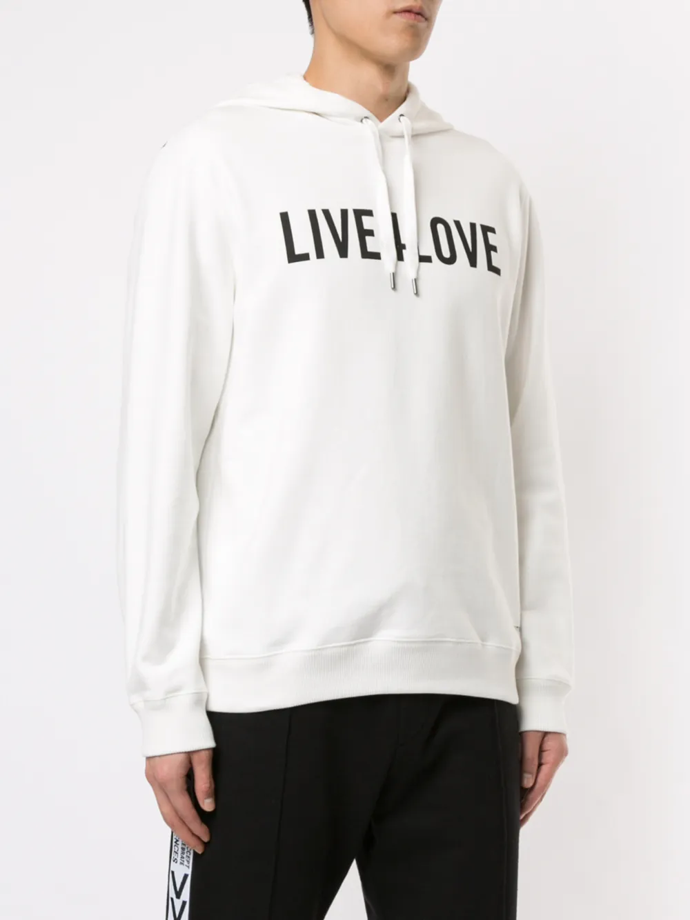 Ports V Hoodie met slogan Wit