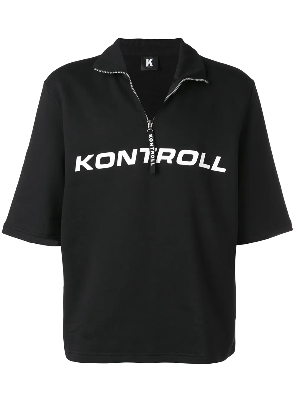 Kappa Kontroll Front Zip T Shirt Farfetch