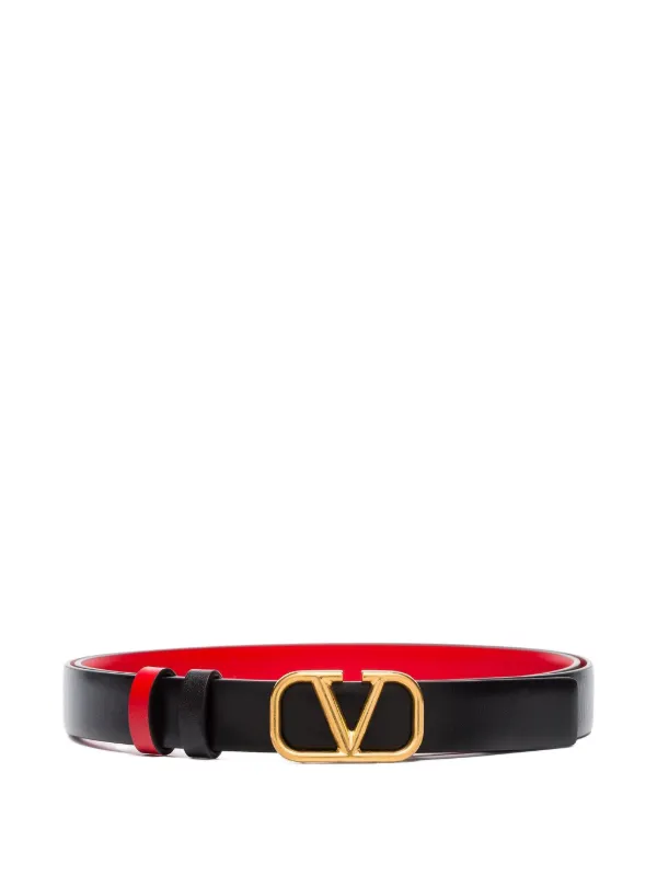 Valentino Garavani Vロゴ シグネチャー リバーシブル ベルト 20mm