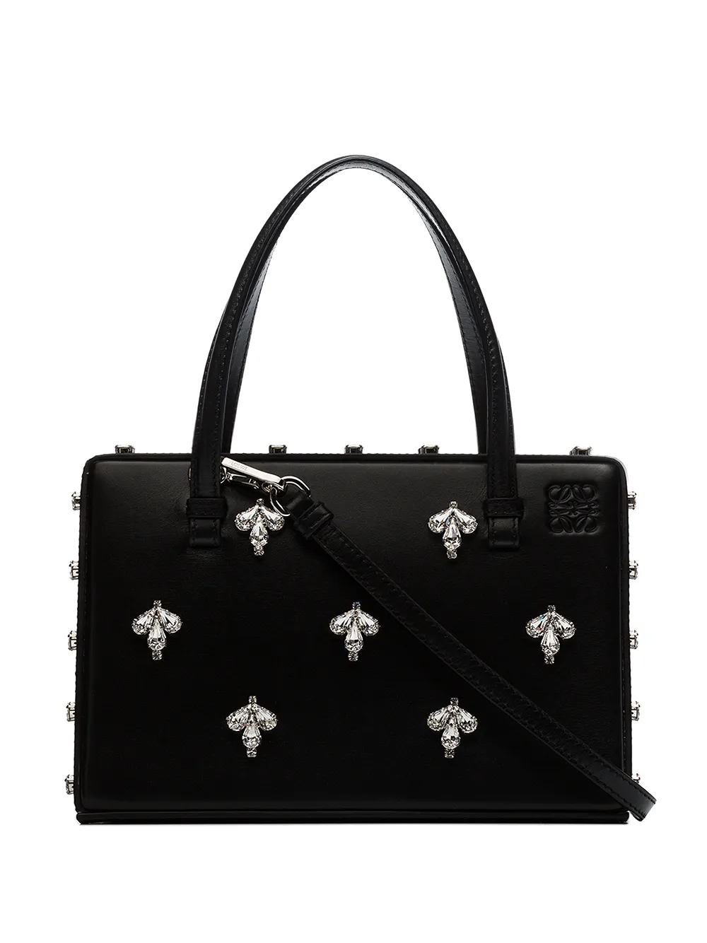 Loewe Shoulder Postal Box embellished tote
