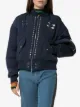 Blindness oversized bomber jacket