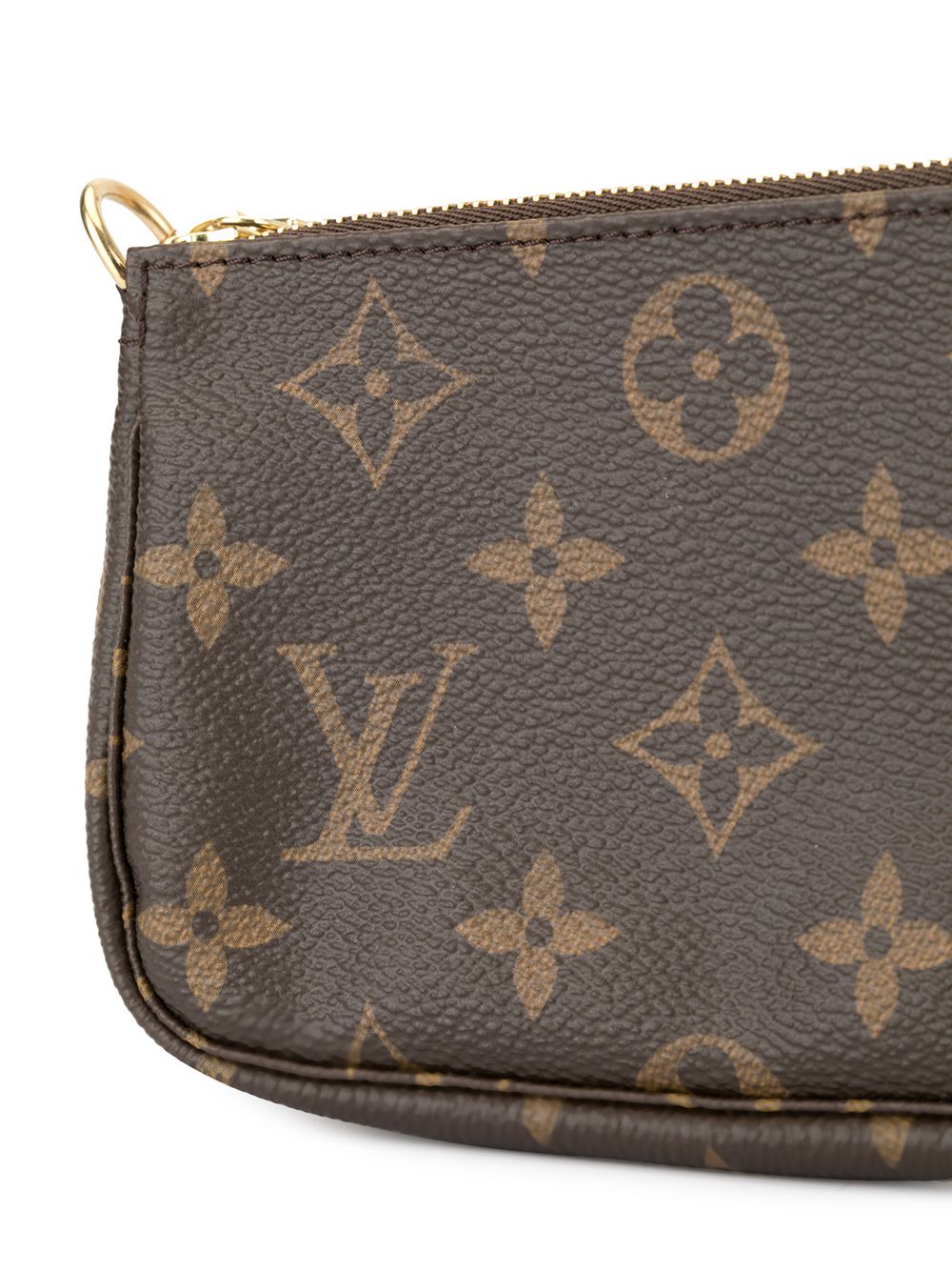 Louis+Vuitton+Pochette+Delightful+Pouch+Mini+Brown+Canvas+Leather+Monogram  for sale online