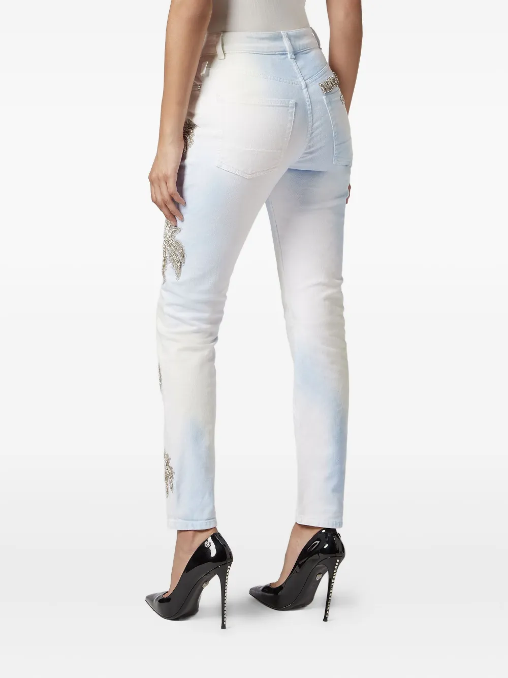 Philipp Plein Boyfriend Aloha Plein In White