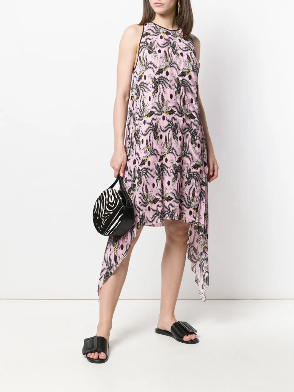 Kenzo Jurk met feniks - Roze