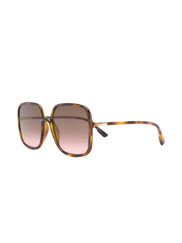 dior square frame sunglasses