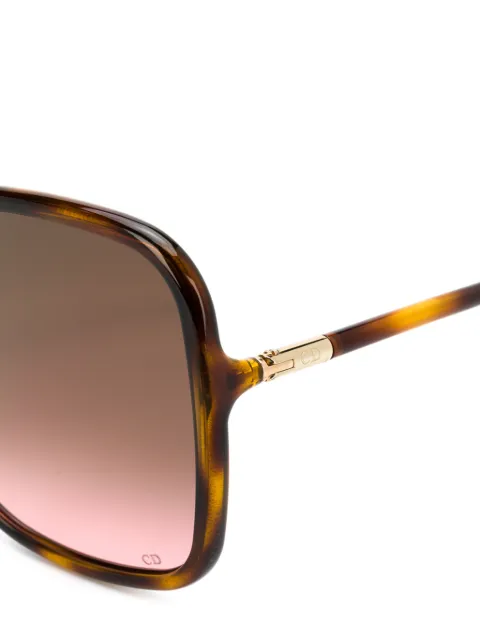 dior square frame sunglasses