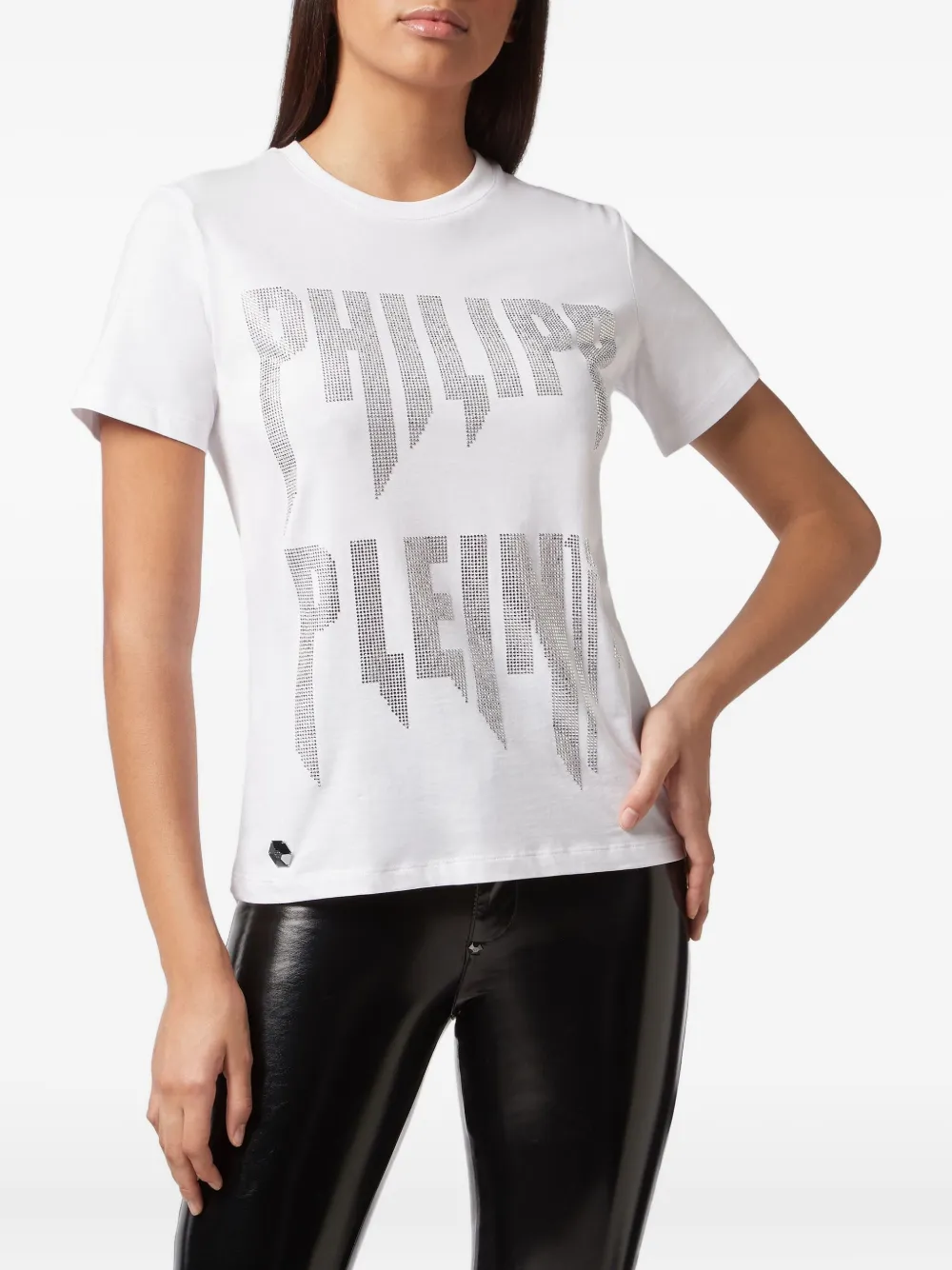 Philipp Plein logo-embellished T-shirt Wit