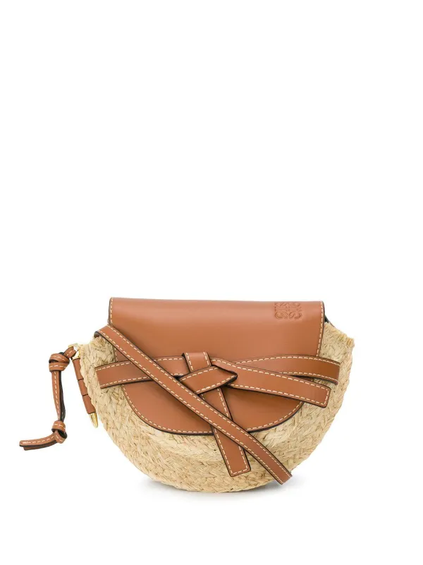loewe small straw tote