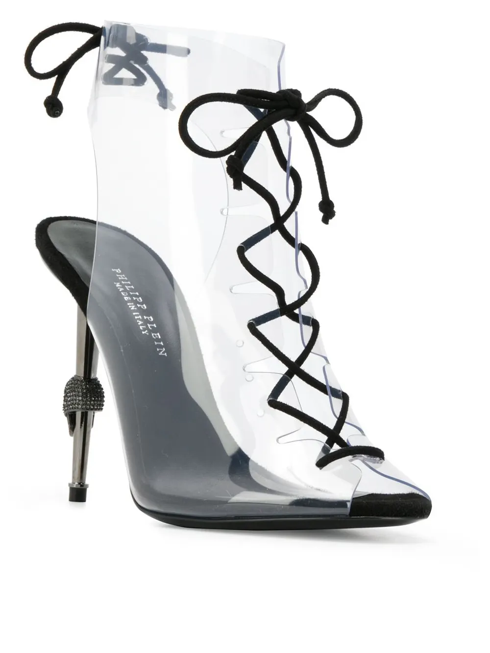 фото Philipp plein ботильоны statement на высоком каблуке