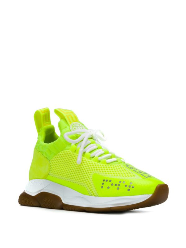 versace neoprene cross chainer sneakers