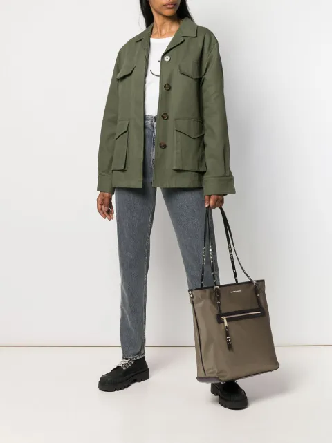 michael kors leila nylon tote