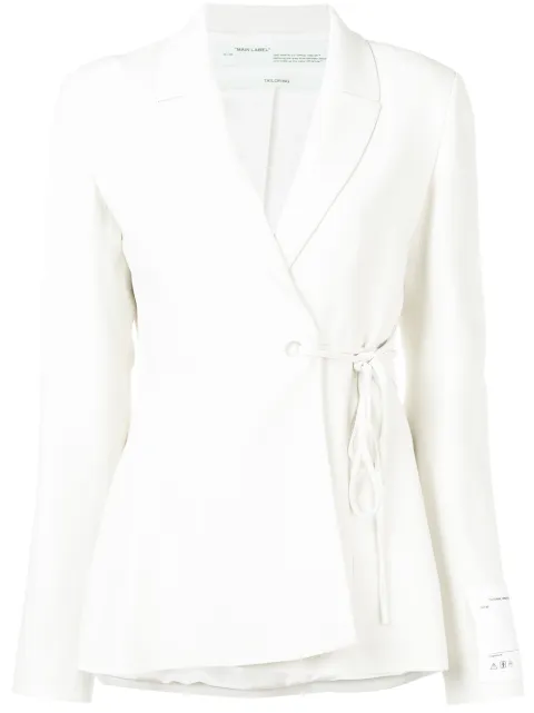 Off-White wrap-around blazer