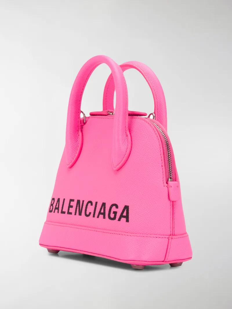 balenciaga pink ville bag