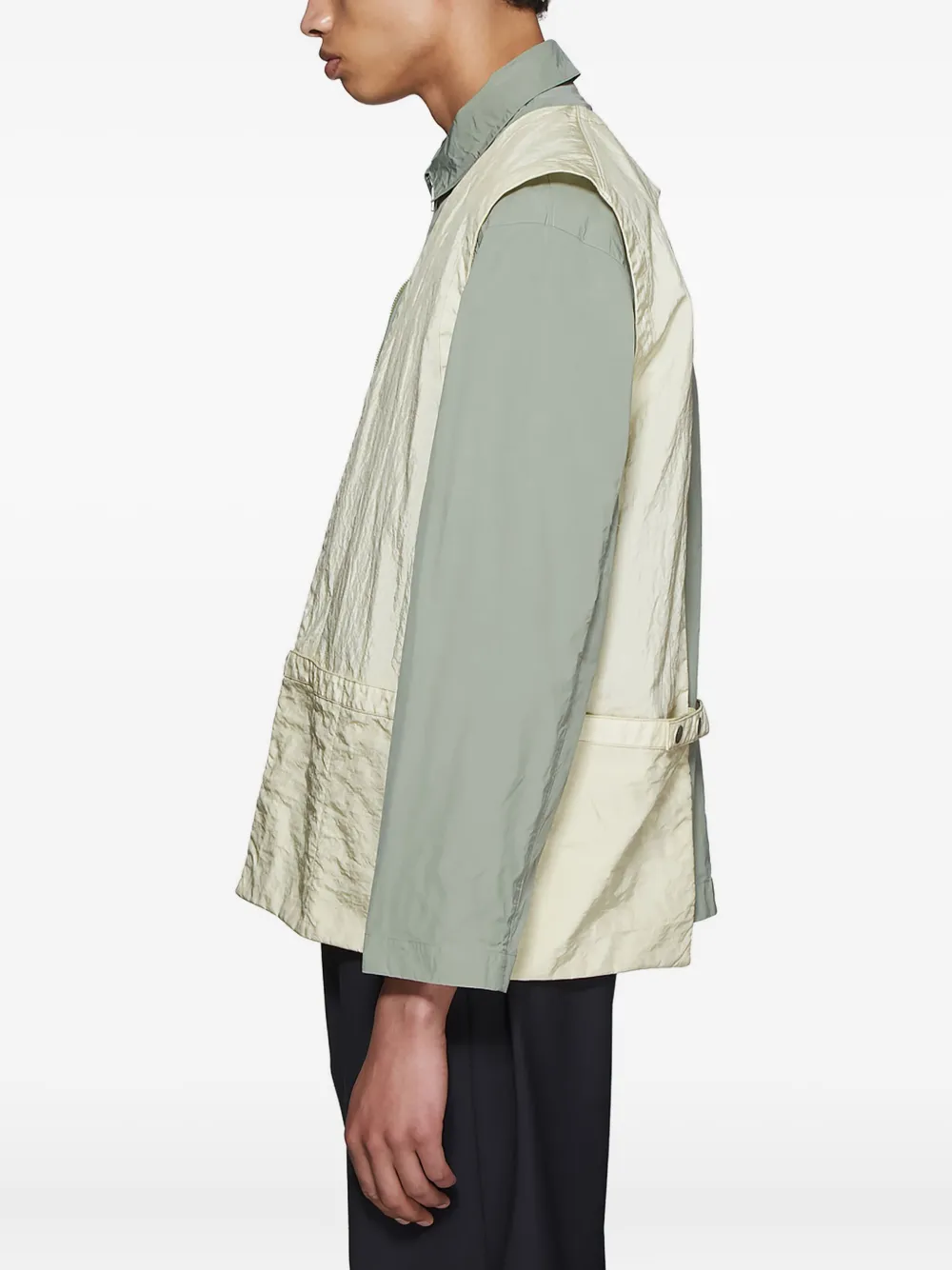 Jil Sander Seoul gilet met ceintuur Beige