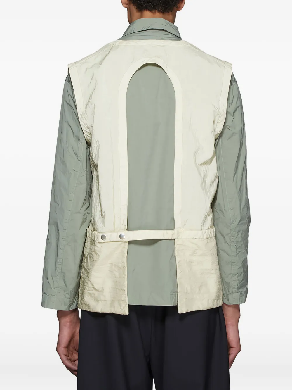 Jil Sander Seoul gilet met ceintuur Beige