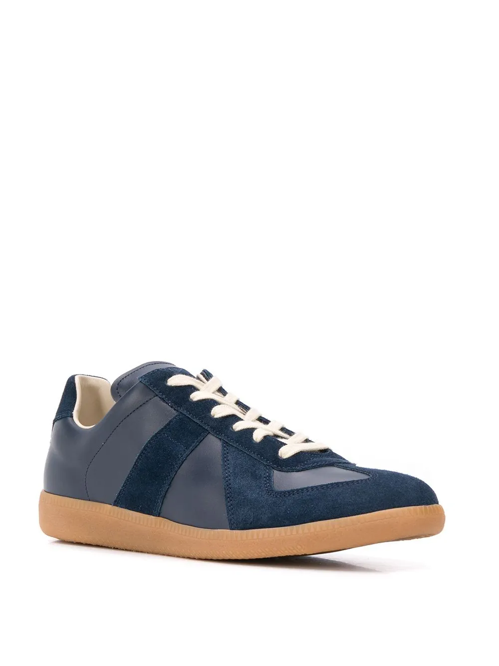 Maison Margiela Replica low-top leren sneakers Blauw