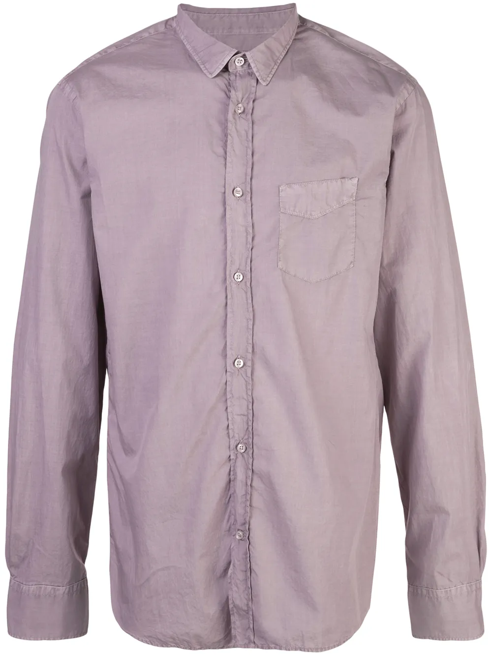 Officine Generale рубашка с выцветшим эффектом Officine Generale рубашка с выцветшим эффектом