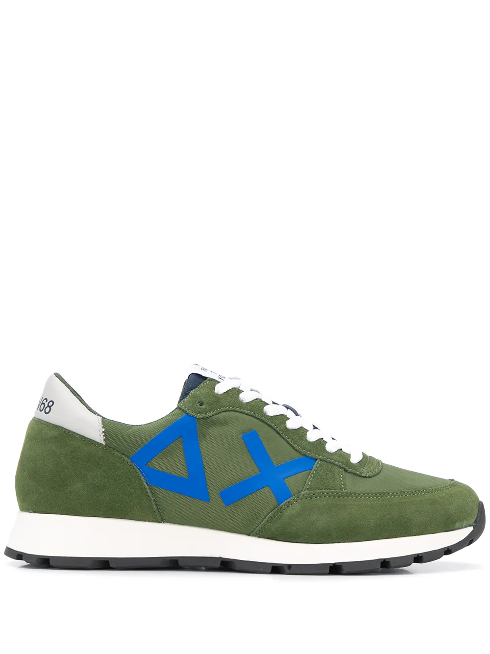 Sun 68 Sneakers SUN 68 PANELLED RUNNER SNEAKERS - GREEN