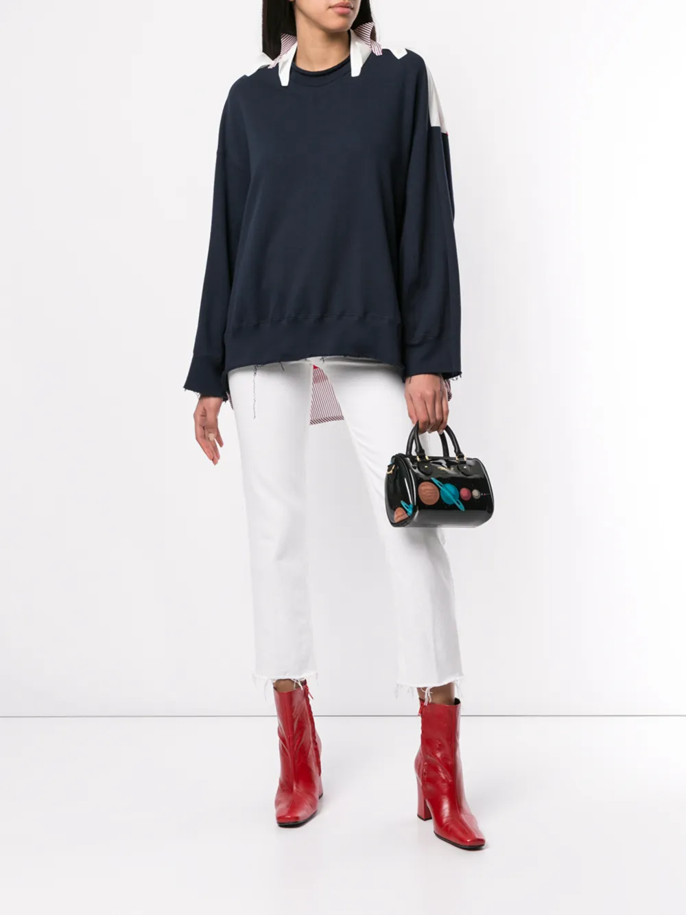 фото Undercover многослойный свитер