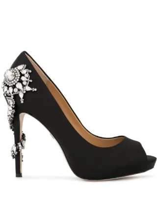 silver Badgley Mischka Royal pumps 