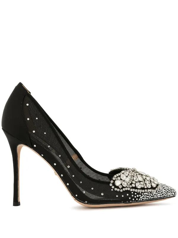 silver badgley mischka shoes