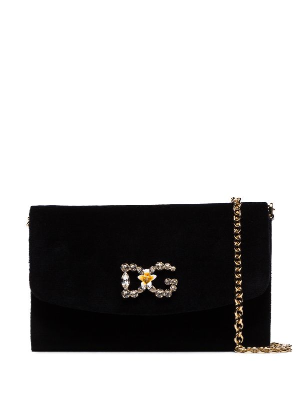 black sling purse