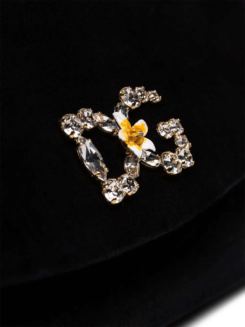 фото Dolce & gabbana сумка через плечо с декорированным логотипом