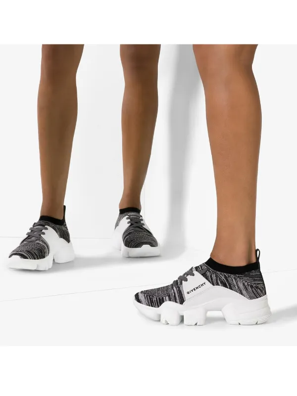 givenchy knitted jaw low sneakers