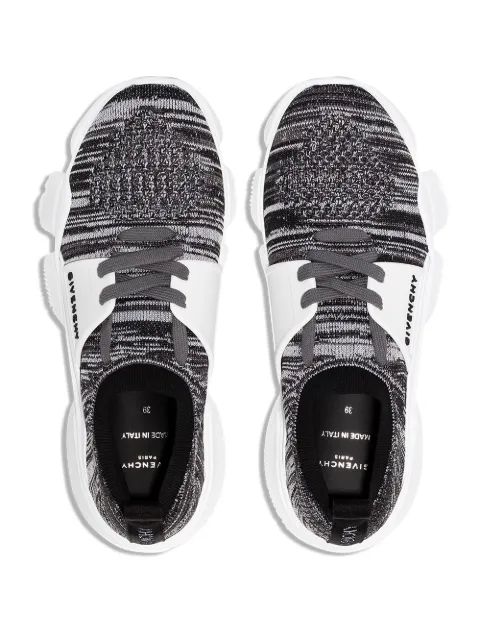 givenchy knitted jaw low sneakers