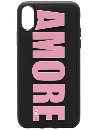 Dolce Gabbana Amore iPhone X Case Black FARFETCH IE