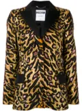 Moschino Tiger sequin-embellished blazer - Gold