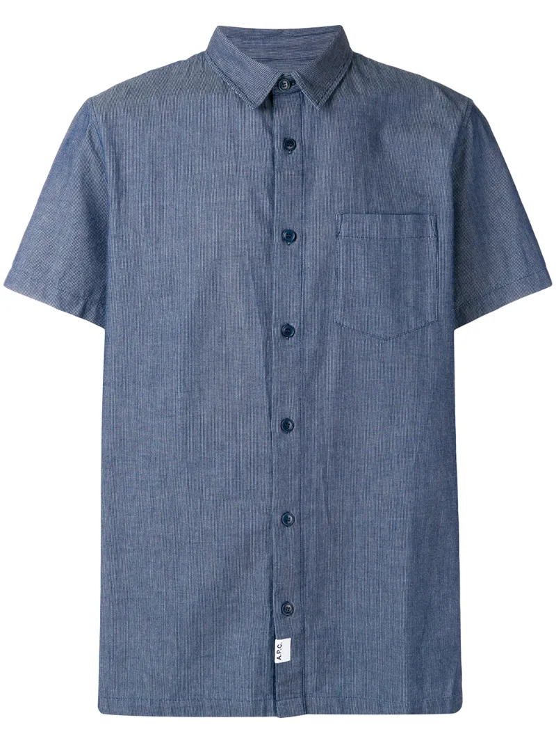 A.P.C. рубашка с короткими рукавами