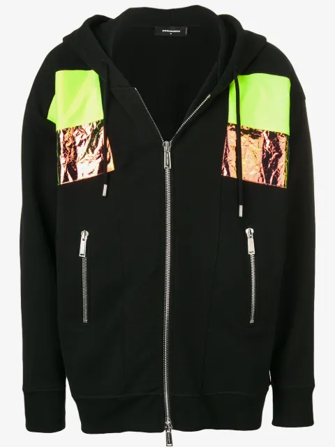DSQUARED2 paneled hoodie
