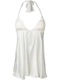 Gilda & Pearl Montparnasse babydoll chemise - White