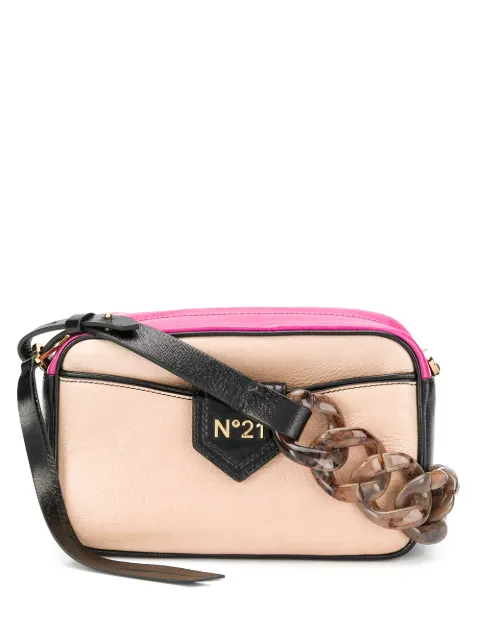 N°21 Nº21 CHAIN SHOULD BAG - NEUTRALS