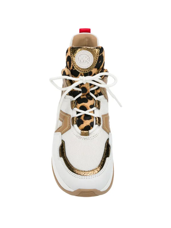 michael kors olympia sneakers leopard