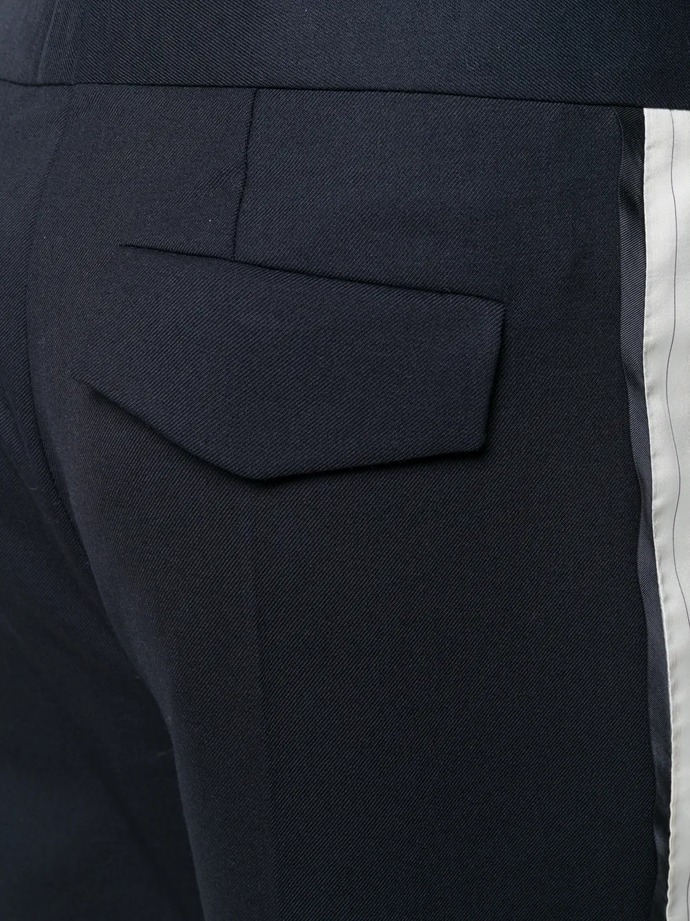 Victoria Beckham Pantalon met wijde pijpen Blauw
