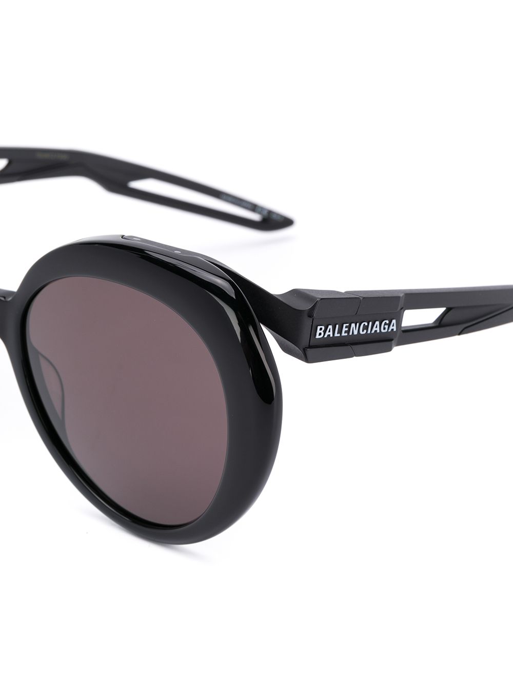 фото Balenciaga Eyewear солнцезащитные очки в круглой оправе