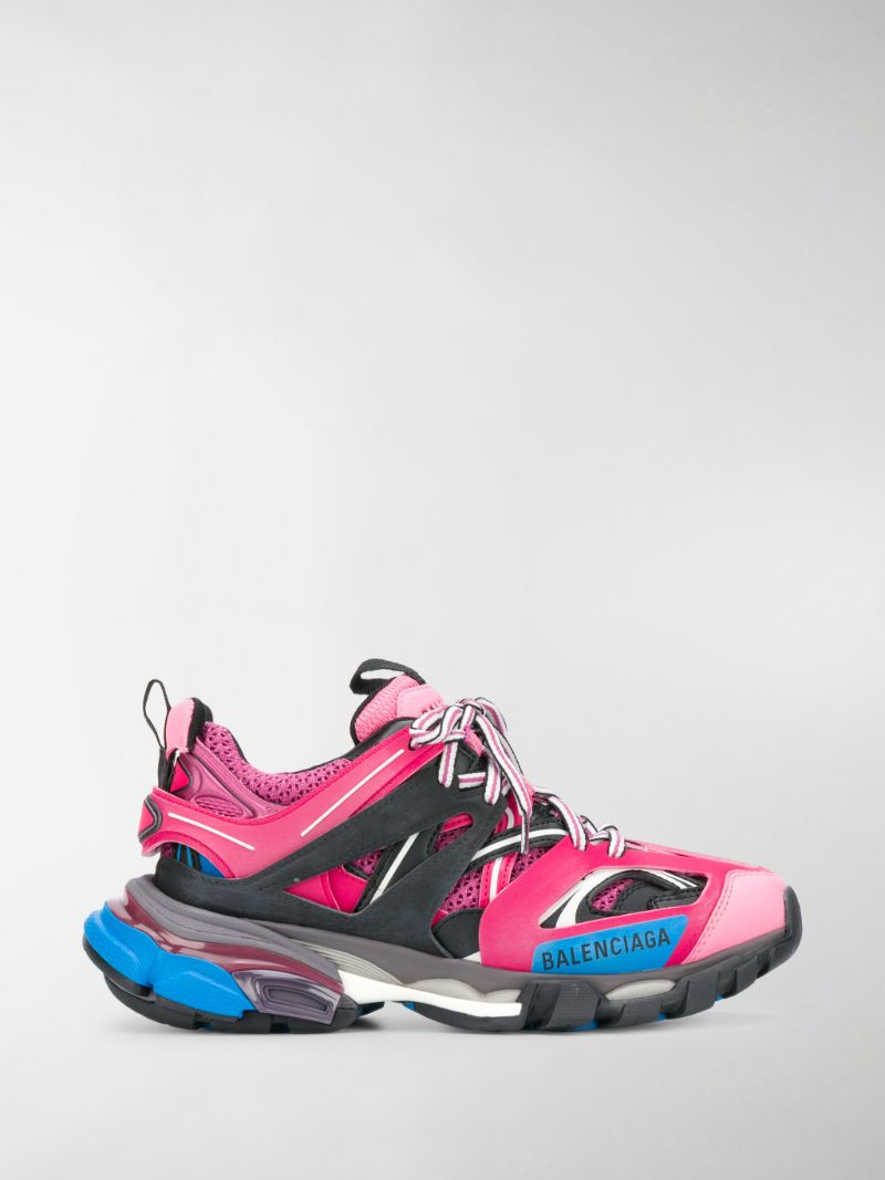 pink track balenciaga sneakers