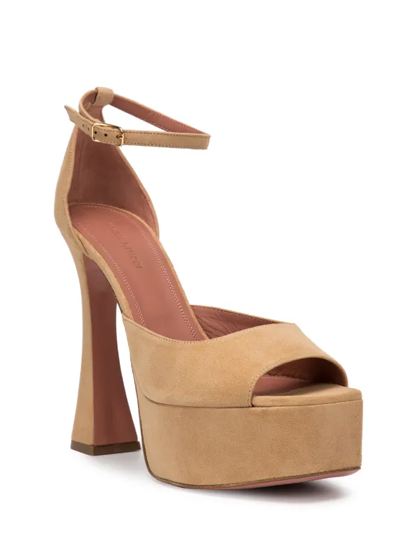 amina muaddi platform sandals