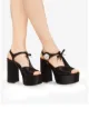 Miu Miu Satin platform sandals