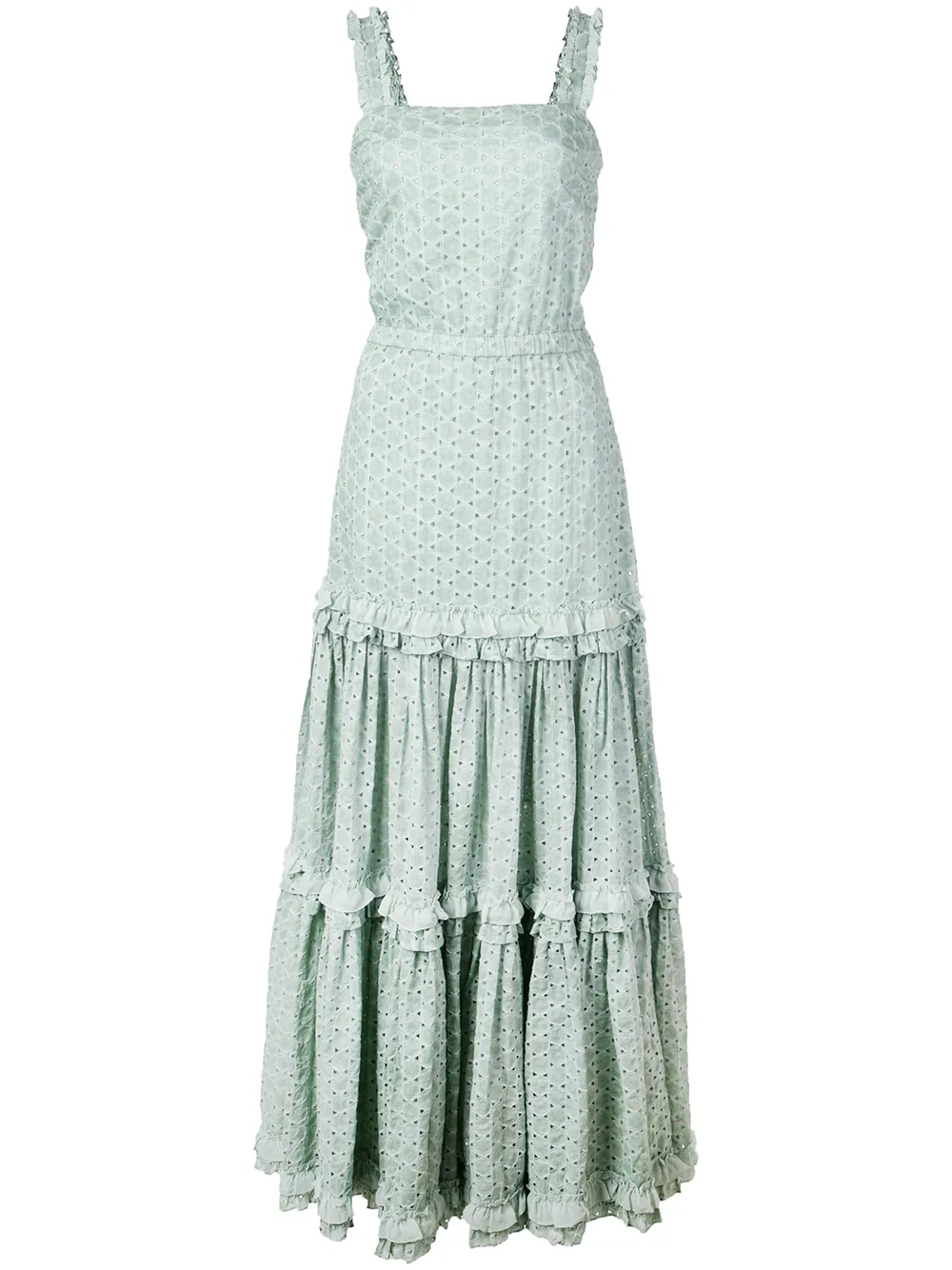 alexis green maxi dress