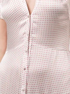 alexis athene polka dot dress