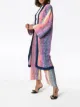 Mary Katrantzou Sola rainbow stripe knit cardigan