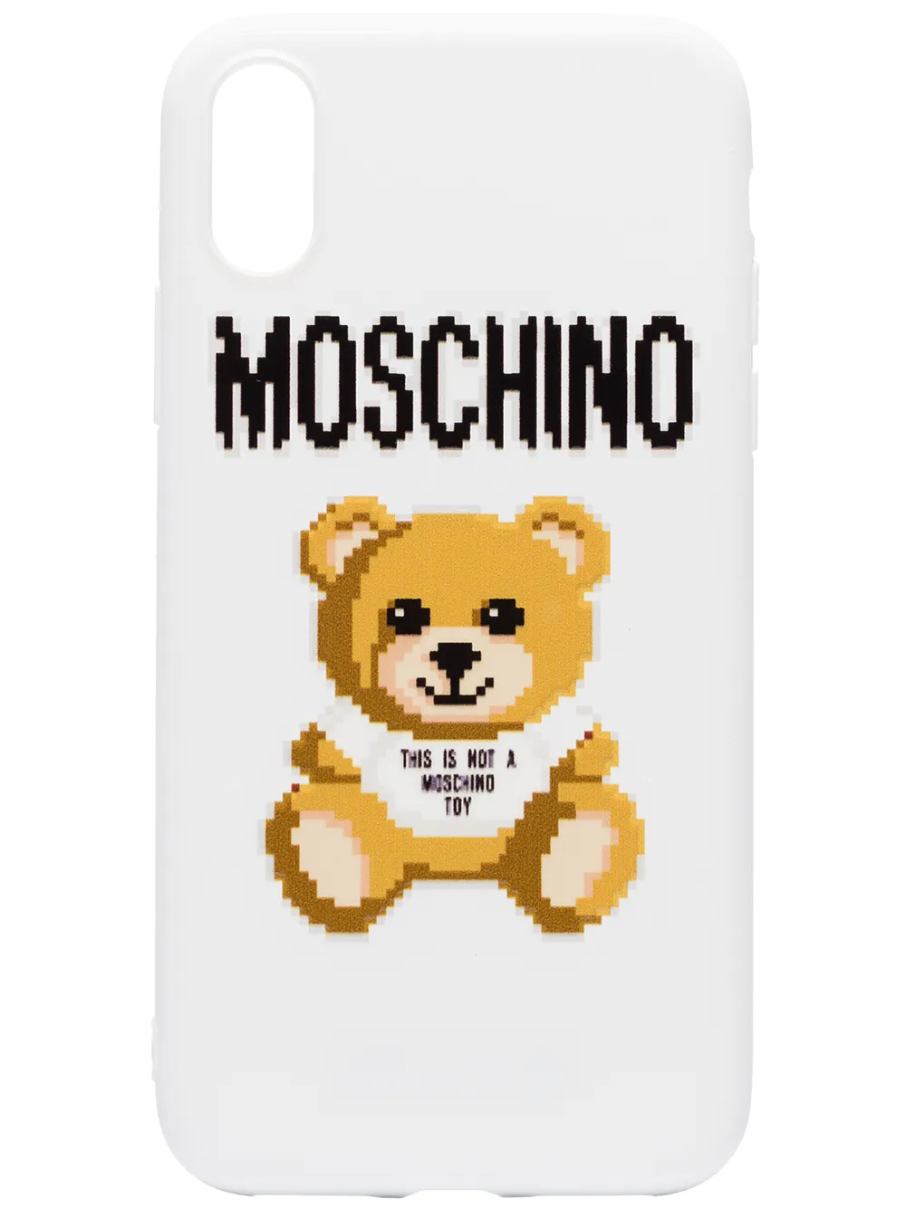 фото Moschino чехол для iPhone X с логотипом