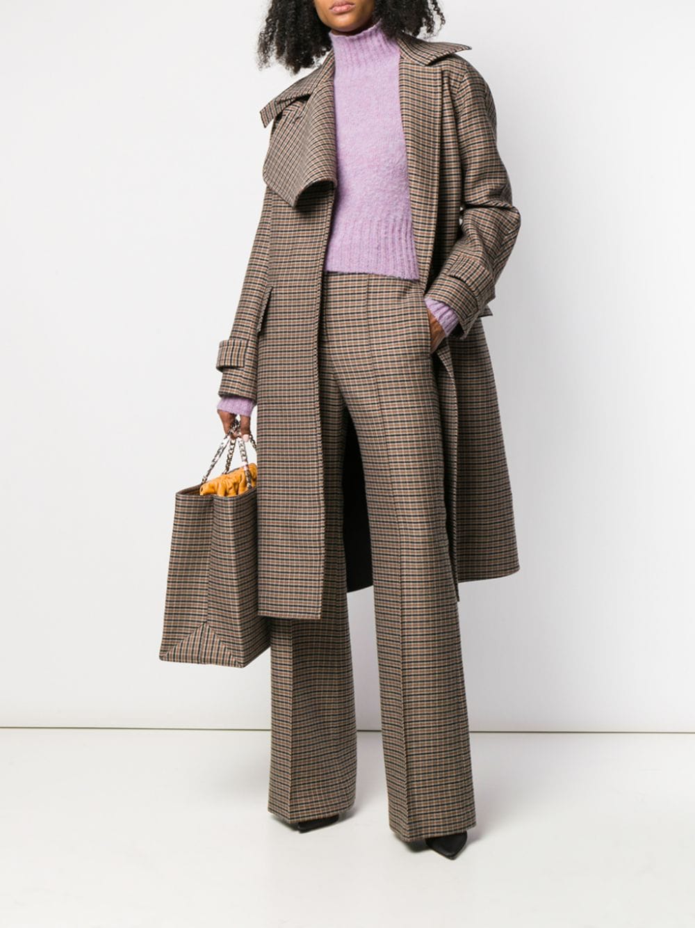 Image 2 of Victoria Beckham pantalon ample en tweed