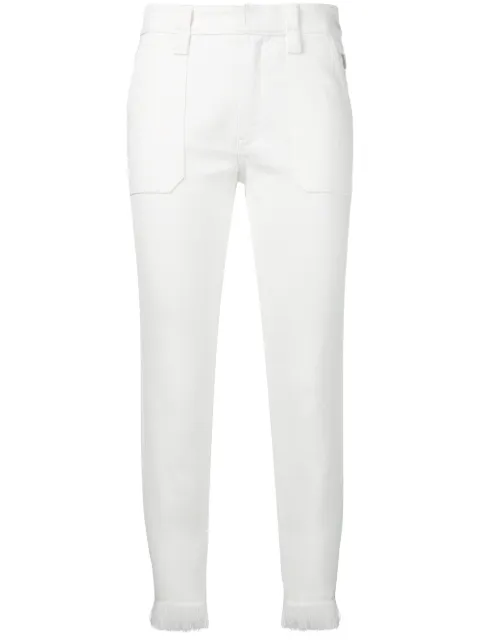 Chloé fringe trimmed jeans
